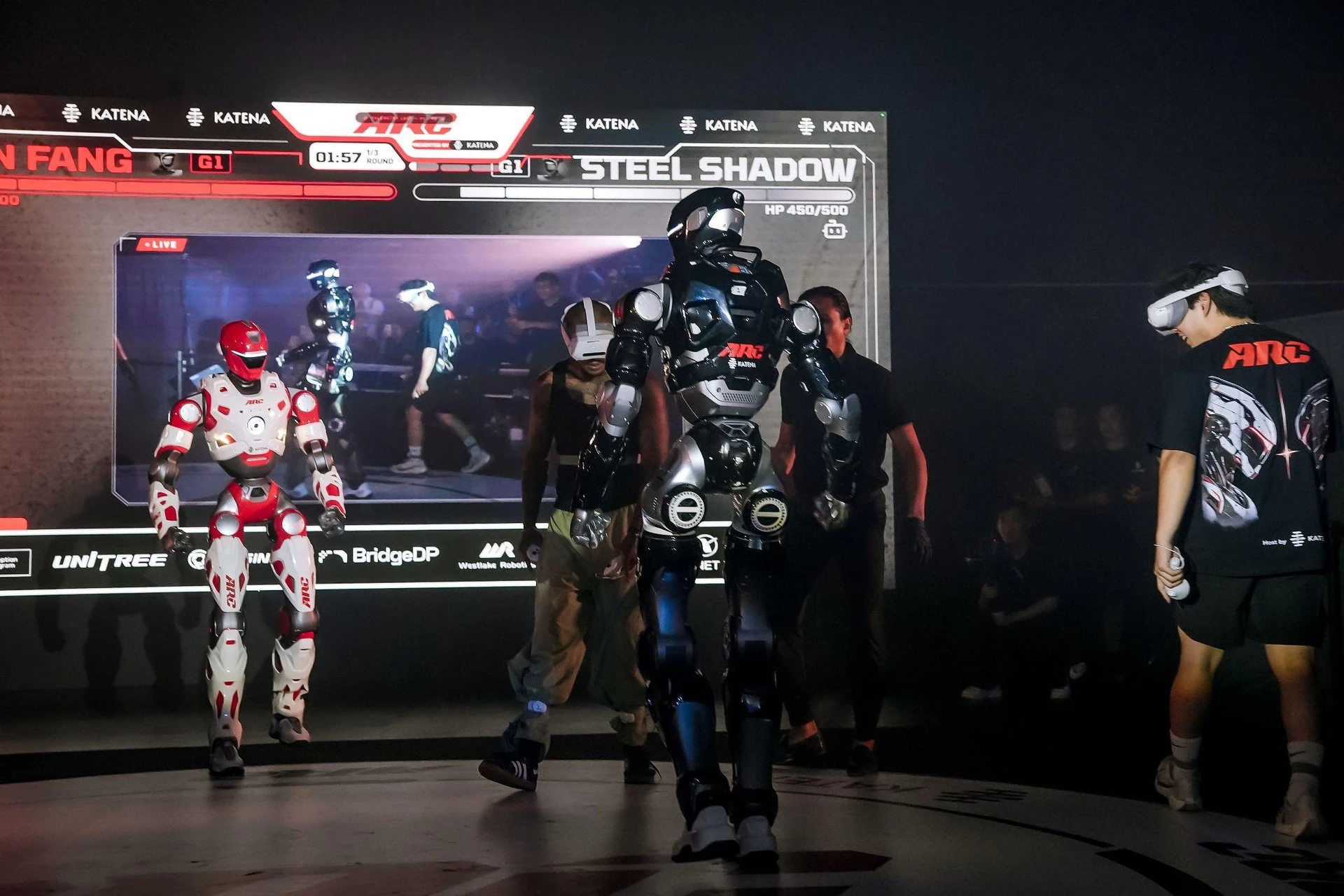 ARC Singapore humanoid fight night