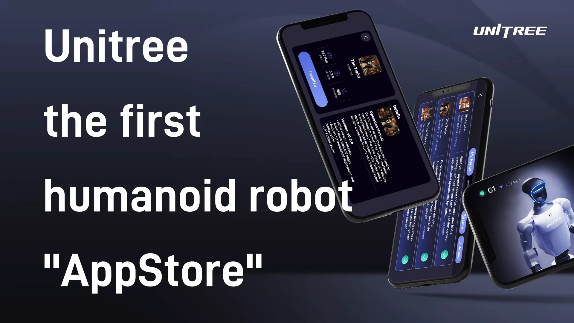 Image 2 for Unitree’s new app store lets you control humanoid robots by phone